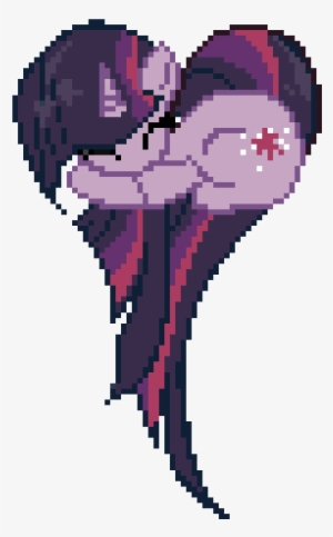 My Little Pony Twilight Sparkle Heart Pixel Art 53319 - Mlp Pixel Art Twilight