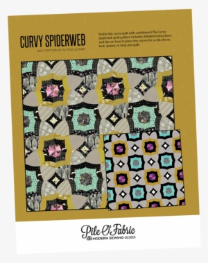 Curvy Spiderweb Quilt - Textile