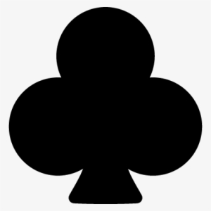 Clover Black Shape Vector - Dark Cloud Clipart