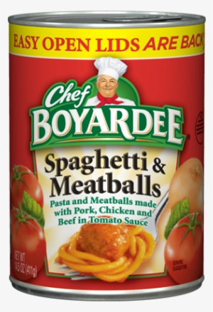 Spaghetti & Meatballs - Chef Boyardee Spaghetti