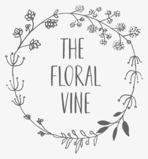 Flower Circle Black And White