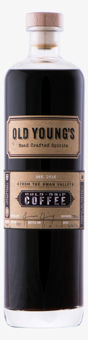 Old Youngs Cold Drip Cofee Vodka 700ml - Old Young's Distillery