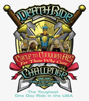 Death Ride Challenge Logo - June 9