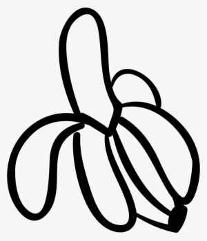 Peeled Banana - - Banana Cartoon Transparent