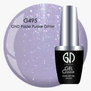 Gnd Pastel Purple Glitter Gnd G495 One Step Gel - Color
