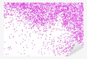 Purple Glitter Sparkle On White Background Sticker - White Background Pink Glitter