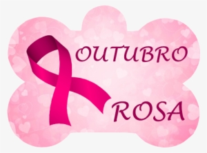 Ossinho Outubro Rosa Fundo Rosa - White