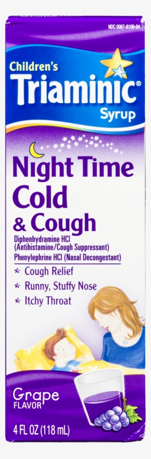 Children's Triaminic Night Time Cold & Cough Liquid, - Triaminic Nighttime Cold And Cough