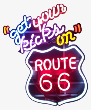 Information Information - Route 66 Neon Png