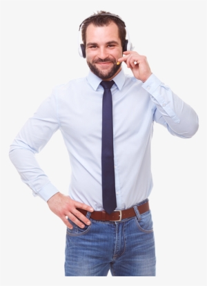 If External Call Center Is A Solution For My Company - Man Calling Png