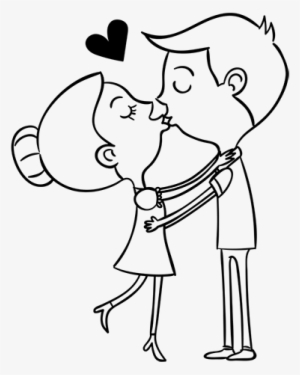 Pareja Dibujo Png - Happy Bday Love Cute