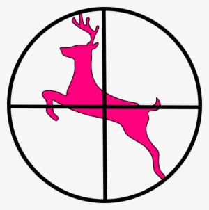 Deer In Scope Clip Art At Clker - Zeiss Conquest V6 1 1 6x24 Ill Ret #60