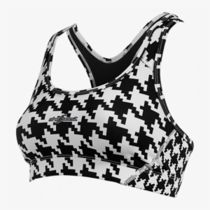 Shebeest Houndstooth Jog Bra - Bra