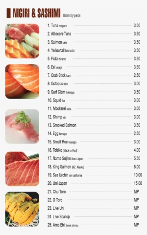 Nigiri & Sashimi - Sashimi