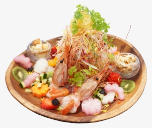 Nigiro Sashimi Salad Yu Sheng Lo Hei - ราด หน้า ทะเล Png