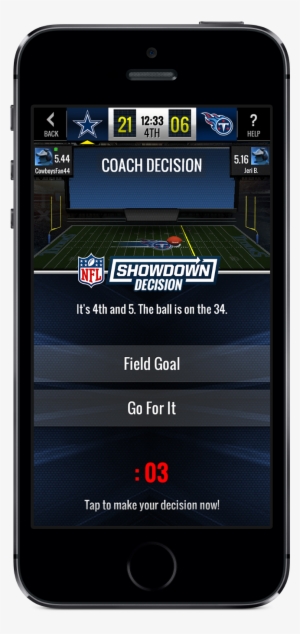 Nfl Showdown Continues To Add New Features Players - Nfl