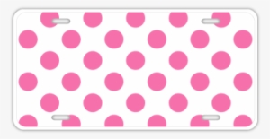 Poka Dot License Plate - Polka Dot
