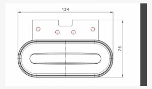 Lg152 Led Red Marker Light - Circle