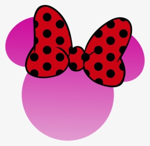 Moño Minnie Rosa - Minnie Mouse Ribbon Png