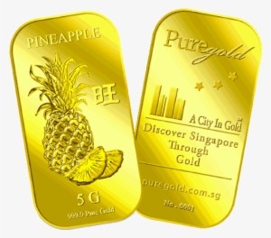 Gold Numismatic Puregold Pineapple Gold Bar - Puregold Sg Pineapple