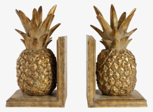 Côté Table Gold Pineapple Book Ends - Gold