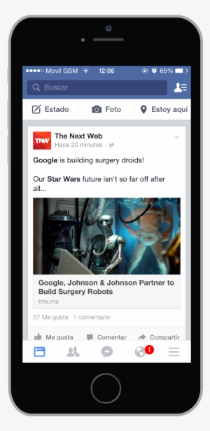 Iphone-011 - Facebook Canvas Post Template