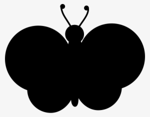 Butterfly With Circular Wings Shape Comments - Borboleta Forma