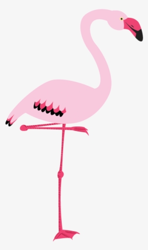 Pink Flamingo Wall Art Decal - Pink Swan