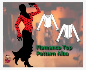 Flamenco Top Pattern Alba - Top