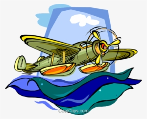 Float Plane Royalty Free Vector Clip Art Illustration - Illustration ...