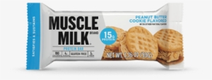 Muscle Milk Bar Peanut Butter Cookie - Muscle Milk Protein Bar, Peanut Butter Cookie, 15g