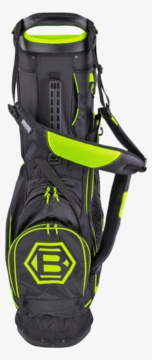 Black & Electric Yellow Stand Golf Bag - Golf Bags