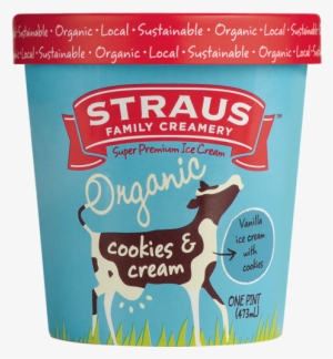 Share - Straus Family Creamery Organic Ice Cream 1 Quart