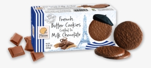 Milk Chocolate - Pierre Biscuiterie French Butter Cookies Coated In