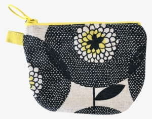 Skinnylaminx Change Purse Flower Field Penny Black - Skinny Laminx