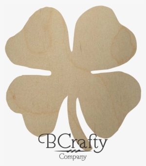 Wooden Four Leaf Clover Cutout - Four-leaf Clover