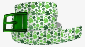 Tap To Expand - C & C Shamrock St Patrick's Day Belt - Green Clovers