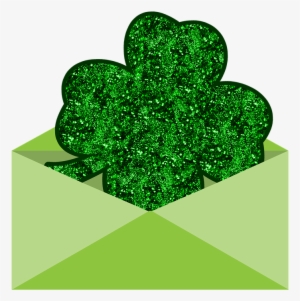 Shamrock, Clover, Four Leaf, Envelope, St Patrick - Four-leaf Clover