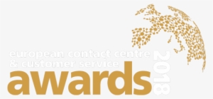 Ecccsa Logo 2018 Gold On Blue - European Contact Centre And Customer Service Awards