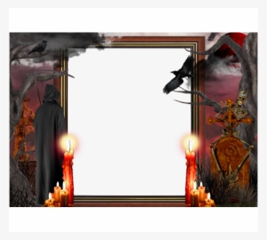 Transparent Png Image Frame Halloween Halloween Frames, - Halloween Transparent Frame