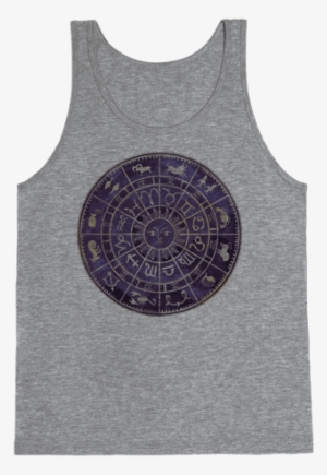 Zodiac Calendar Tank Top - Generic Zodiac Calendar White