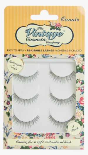 Connie False Strip Lashes Multipack - Vintage Cosmetic Company - Connie False Lashes