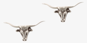 Pinto Ranch Longhorn Silver Cufflinks - Pinto Ranch