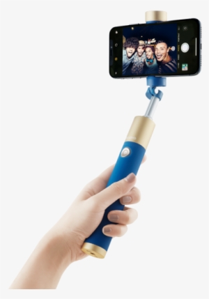 Scalable Baton Selfie Stick With Fill Light - Selfie Stick