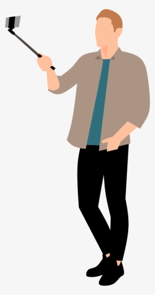 Selfie Stick Mobile Phones Computer Icons - People Selfie Photo Png