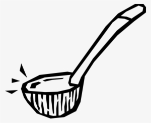 Vector Illustration Of Kitchen Kitchenware Soup Ladle - Ladle