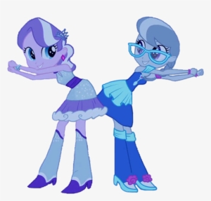 Diamond Tiara And Silver Spoon Dancing Eqg Vector By - Mlp Equestria Girls Diamond Tiara