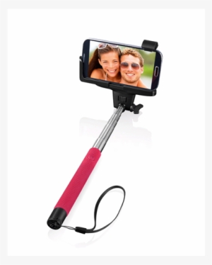 Bluetooth® Selfie Stick, Red Handle