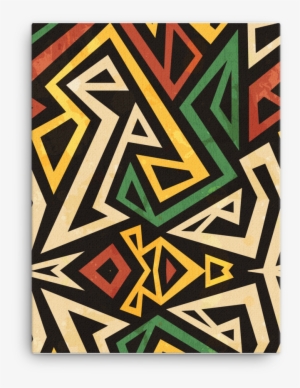 African Geometric Pattern Canvas 18x24