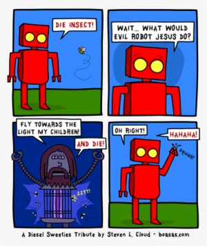Steven Cloud's Guest Comic - Robot Jesus
